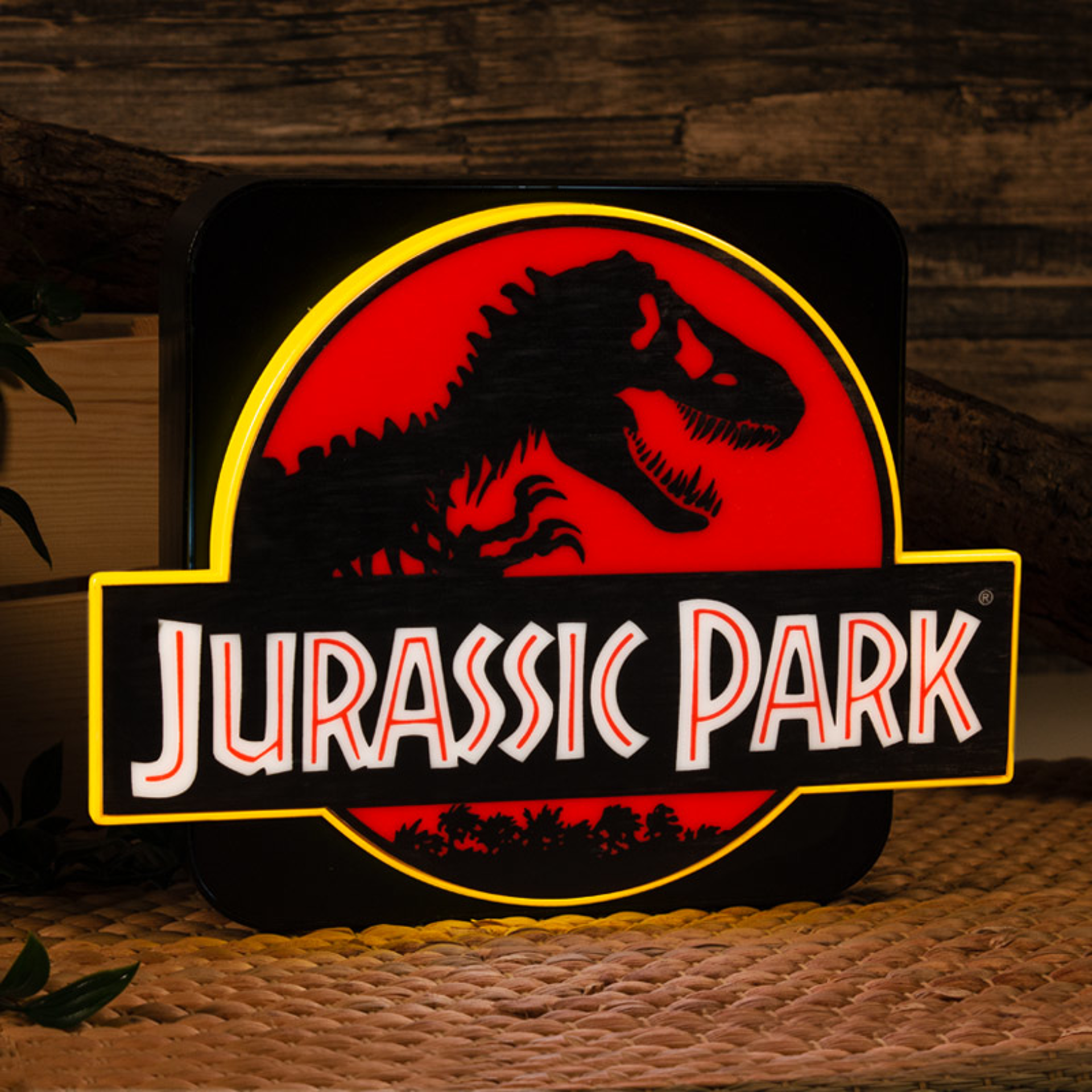 Jurassic Park - Lampe de bureau / Applique murale 3D Logo de Jur