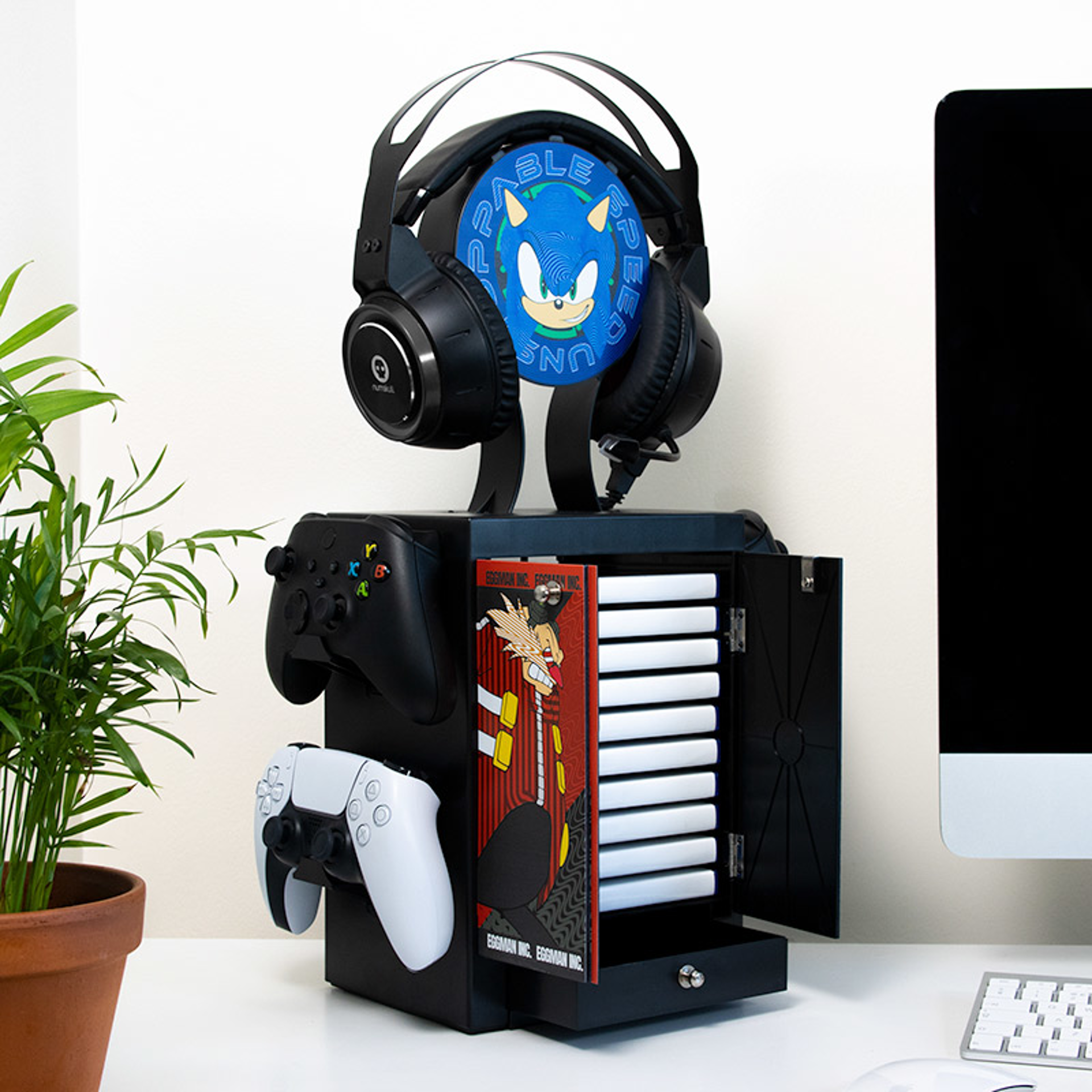 SEGA - Meuble de rangement officiel Sonic the Hedgehog pour game