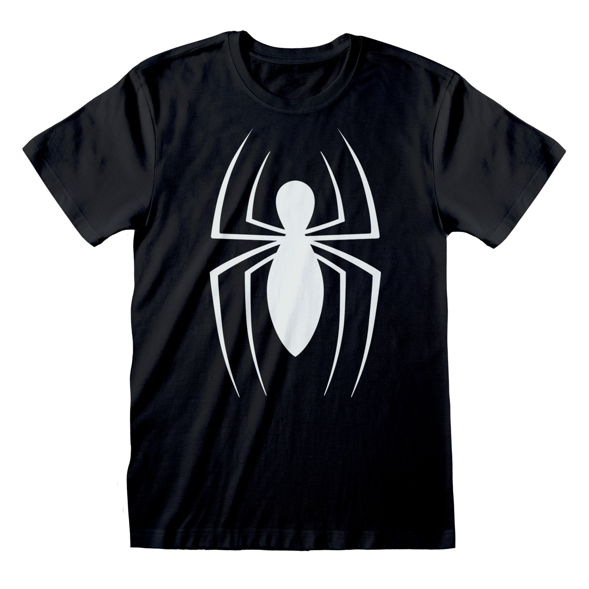 Marvel -  T-shirt unisexe Noir Logo classique de Spider-Man - M