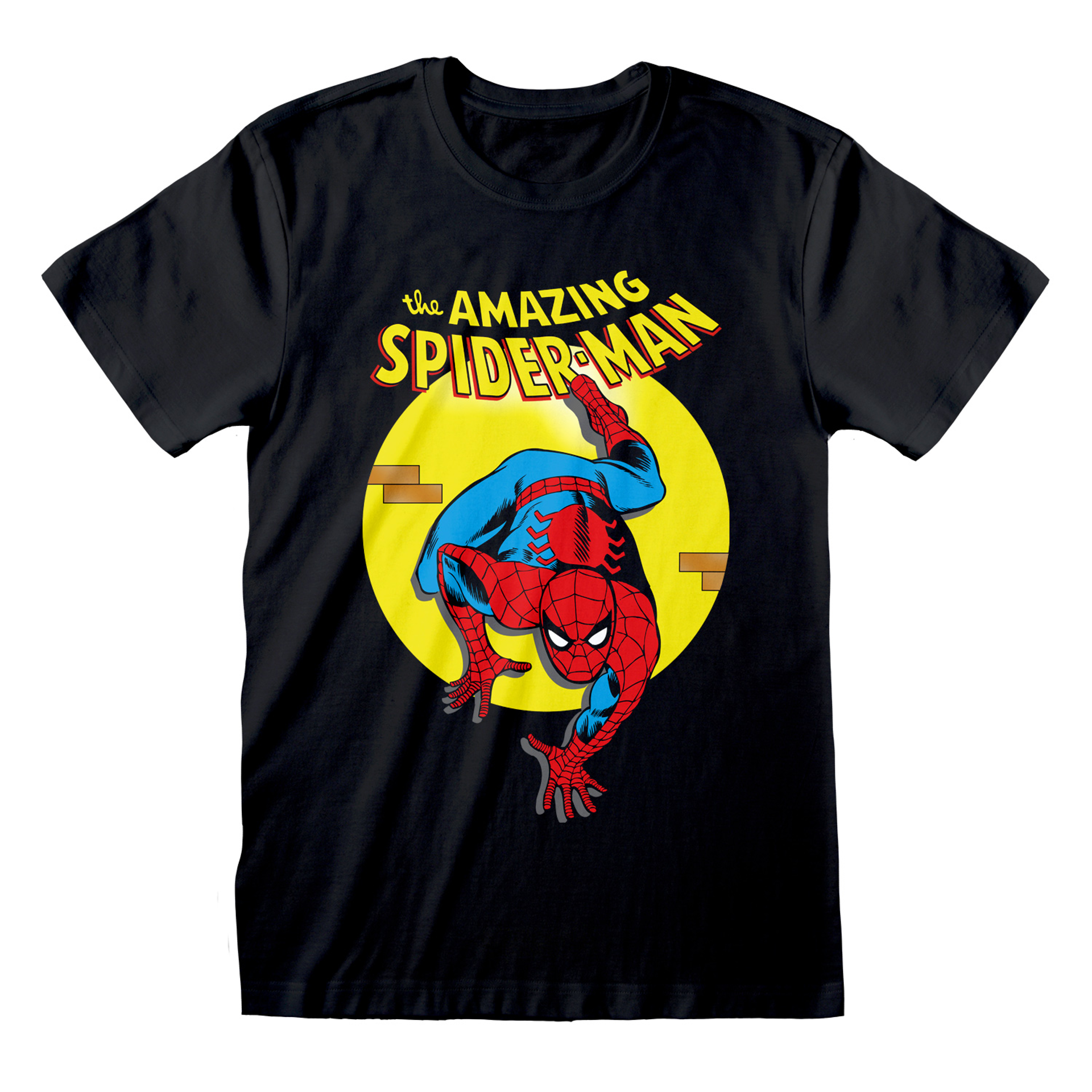 Marvel -  T-shirt unisexe Noir Comic Book Amazing Spider-Man - L