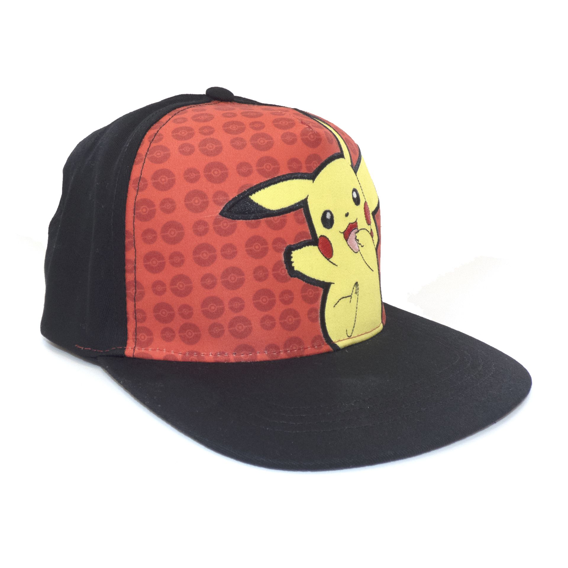 Nintendo - Casquette Rouge et Noire Pokémon Pikachu