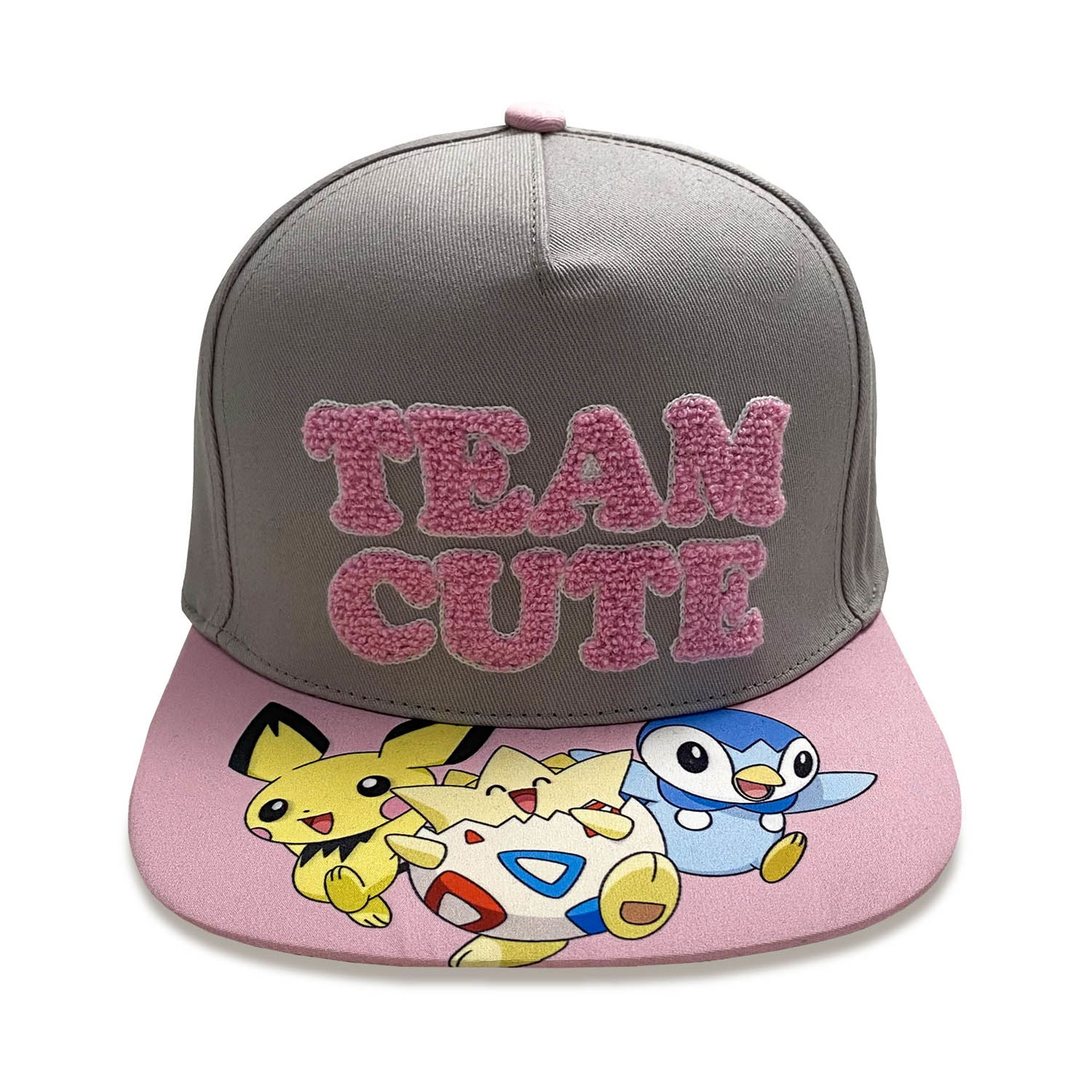 Pokémon - Casquette Grise \"Team Cute\"