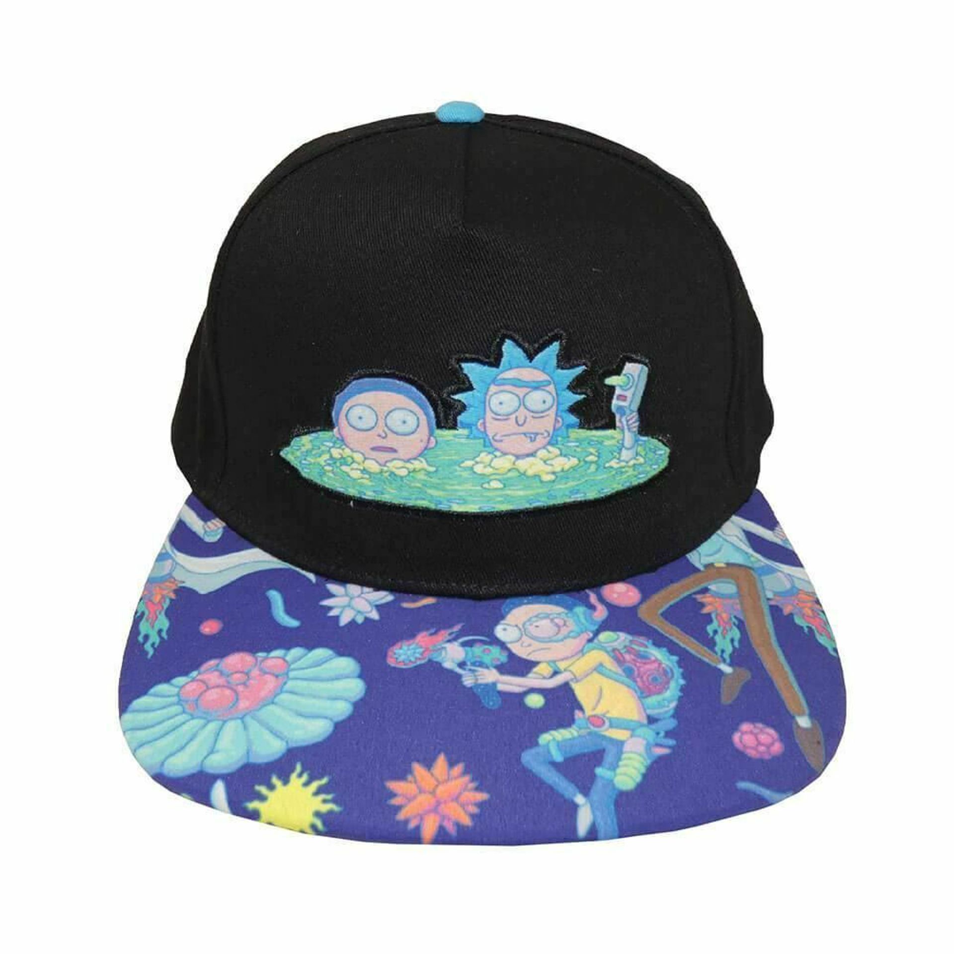 Rick and Morty - Casquette Snapback Noire Portail