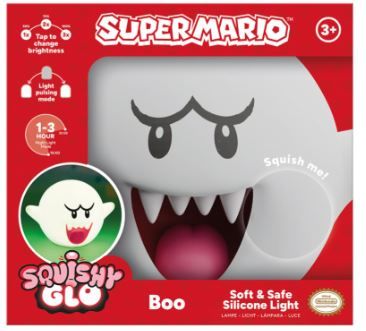 SUPER MARIO - Boo - Lampe en Silicone Rechargeable 15cm