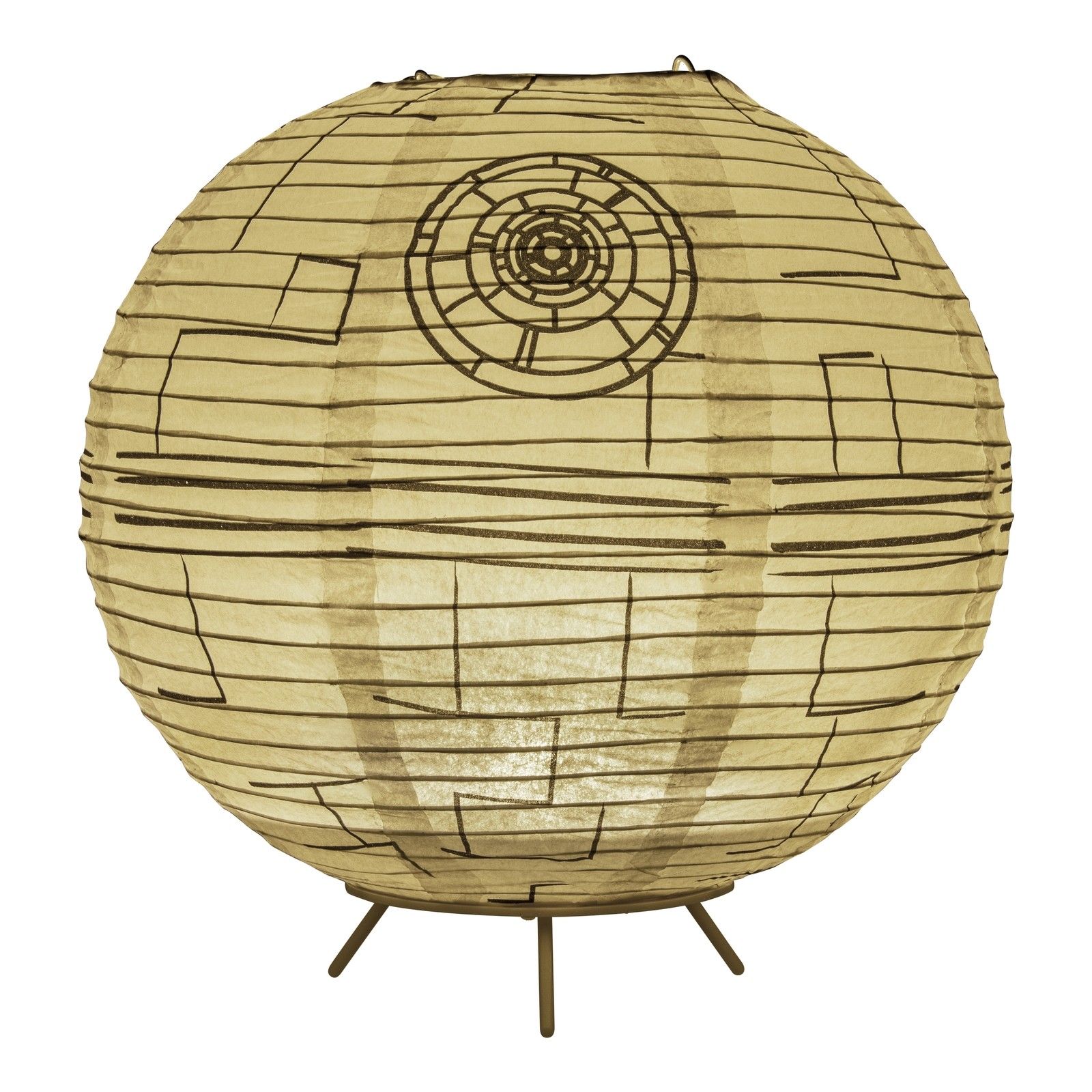Lampe de Bureau Lanterne en Papier Star Wars Étoile de la Mort