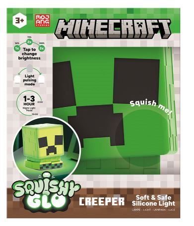 MINECRAFT - Creeper - Lampe en Silicone Rechargeable 15cm