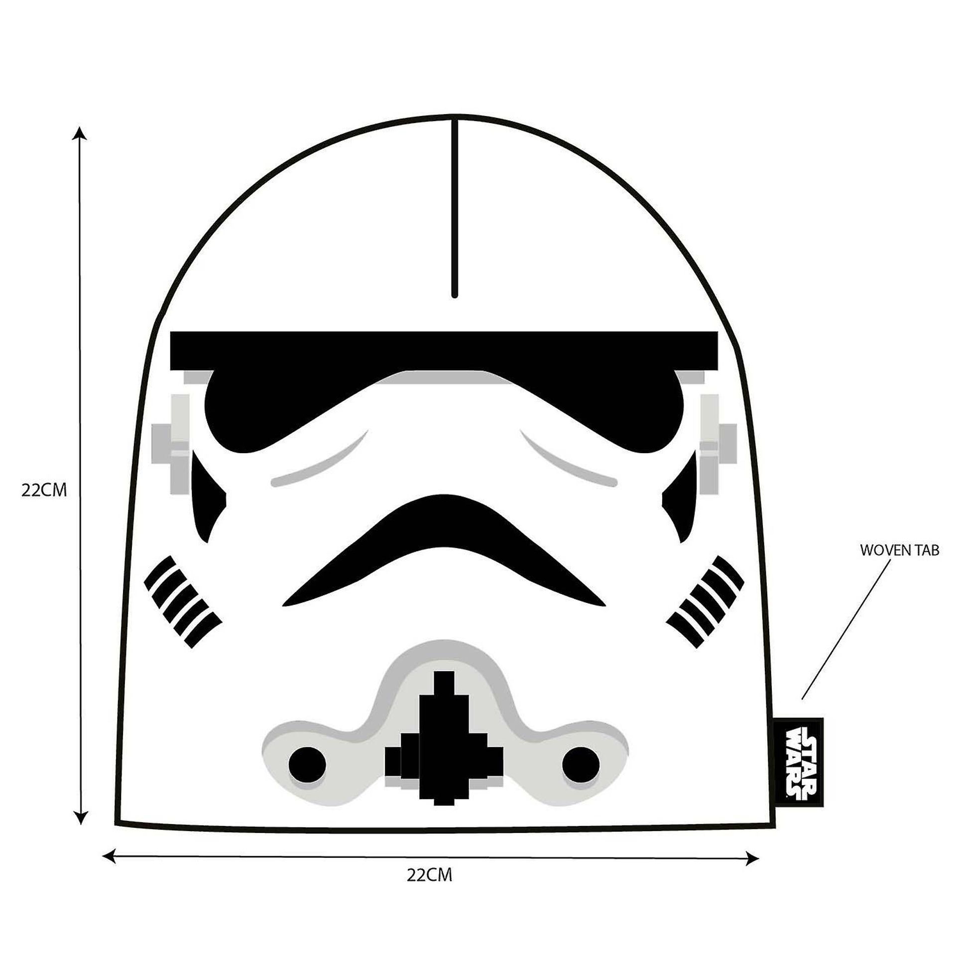 Star Wars - Bonnet Blanc Casque de Stormtrooper