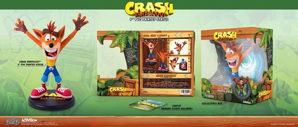 Crash Bandicoot - Crash PVC Statue - 25cm