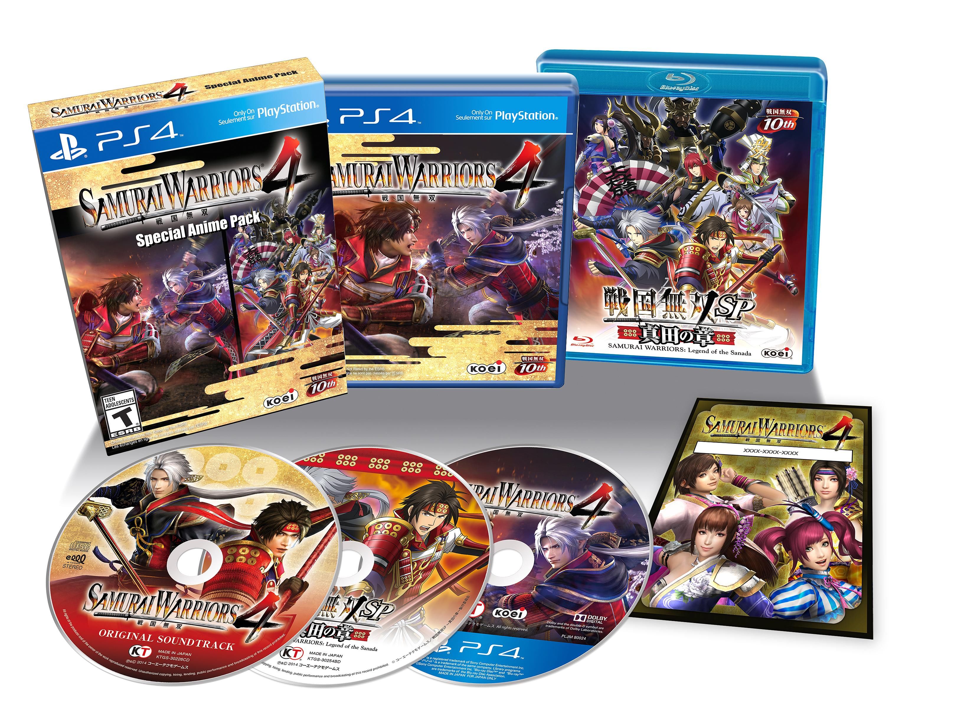 Samurai Warriors 4 Special Anime Pack
