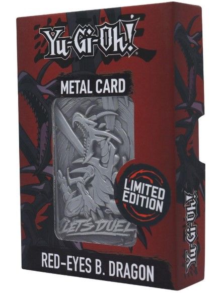 Yu-Gi-Oh! réplique Card Red Eyes B. Dragon Limited Edition