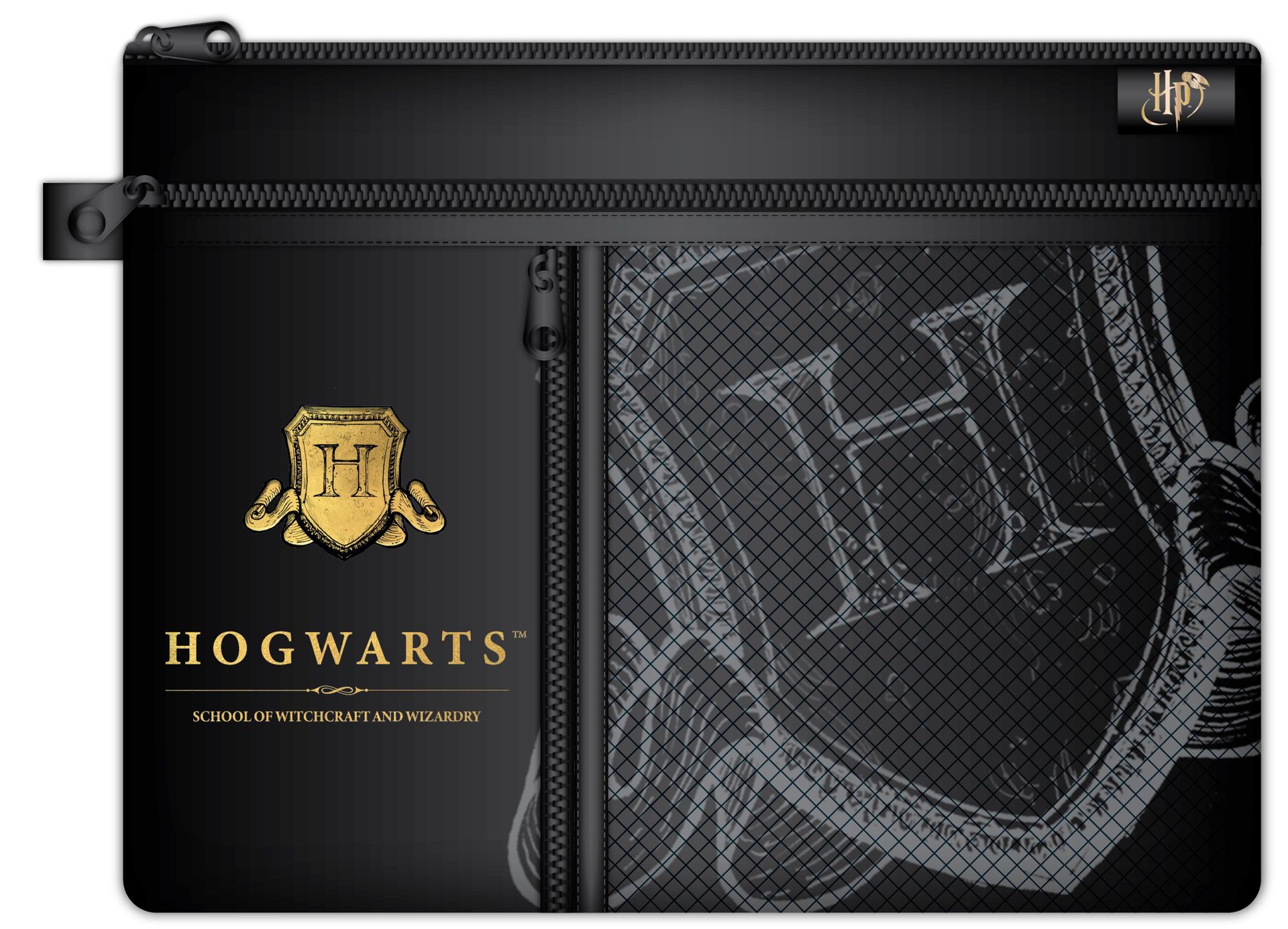Harry Potter - Pochette multi-poches Blason de Poudlard