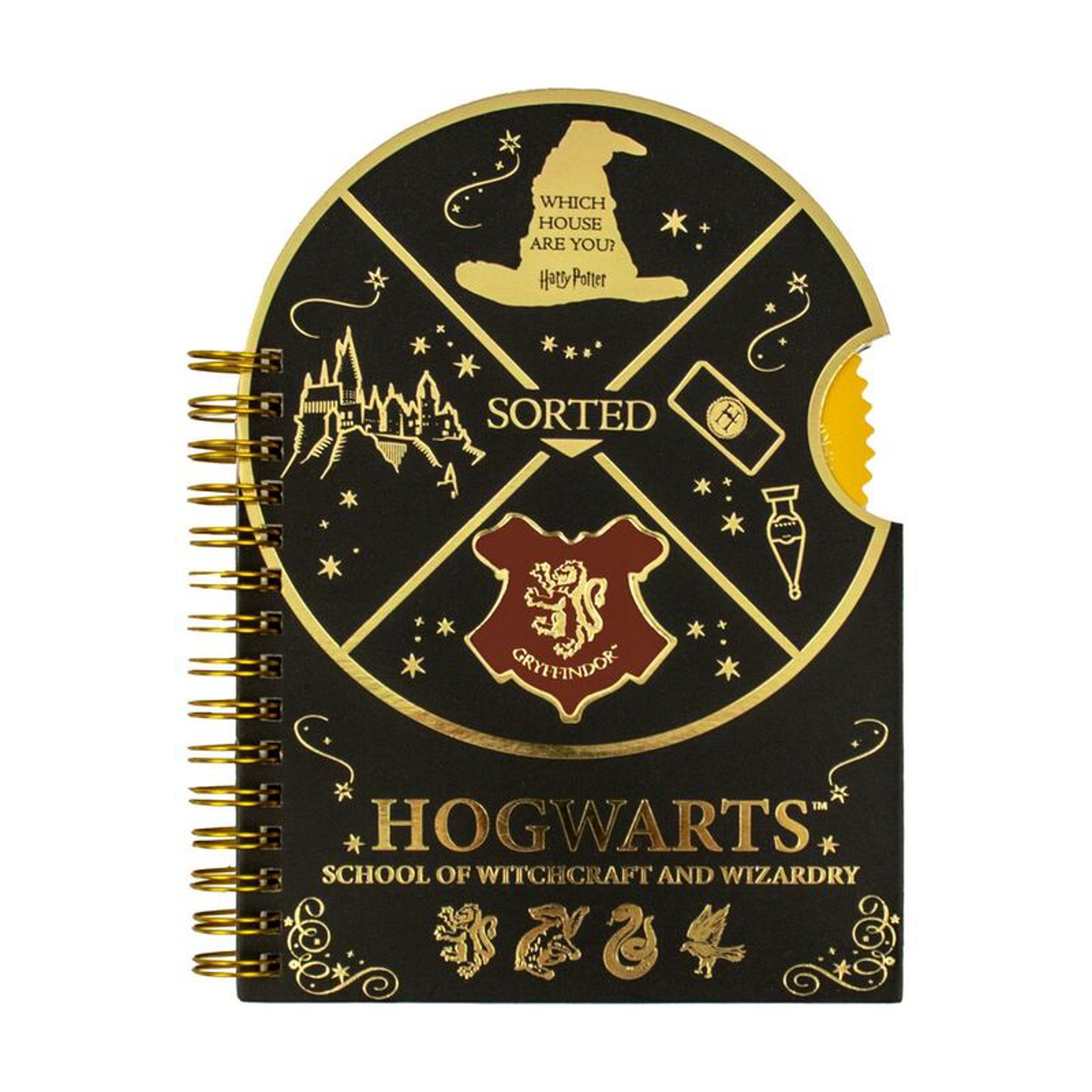 Harry Potter - Carnet de notes A5 rotatif