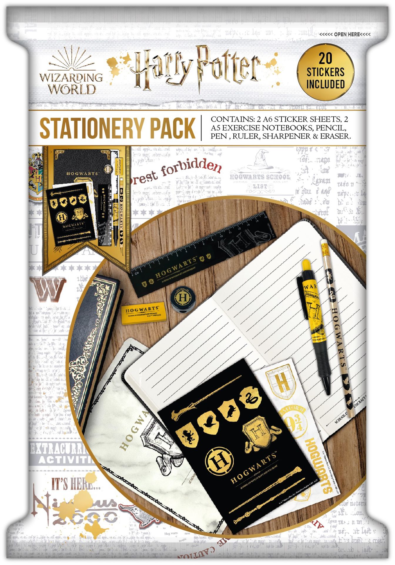 Harry Potter - Kit de papeterie Poudlard