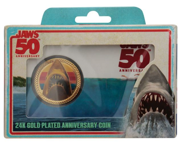 Jaws pièce de collection 50th Anniversary 24k Gold Plated Limited Edition