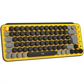 Logitech POP Keys Clavier Mecanique sans-fil - Blast Yellow