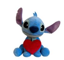STITCH - Peluche Stitch + Coeur - 50cm