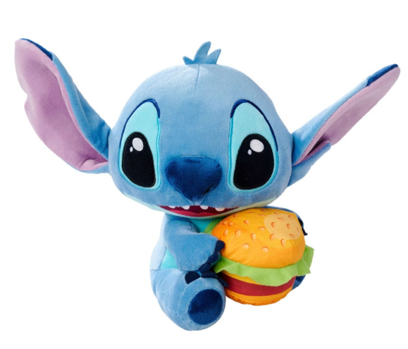 Lilo & Stitch peluche Stitch with Burger 25 cm