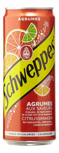 Schweppes Agrumes can 33cl