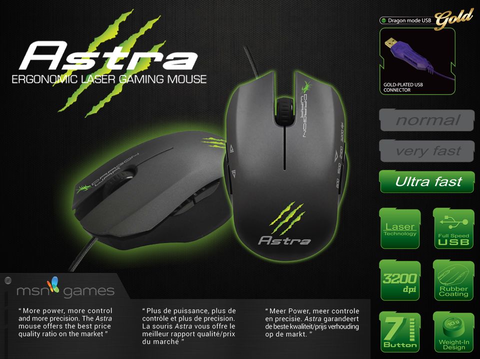 Dragon War Astra Professional Gaming Mouse