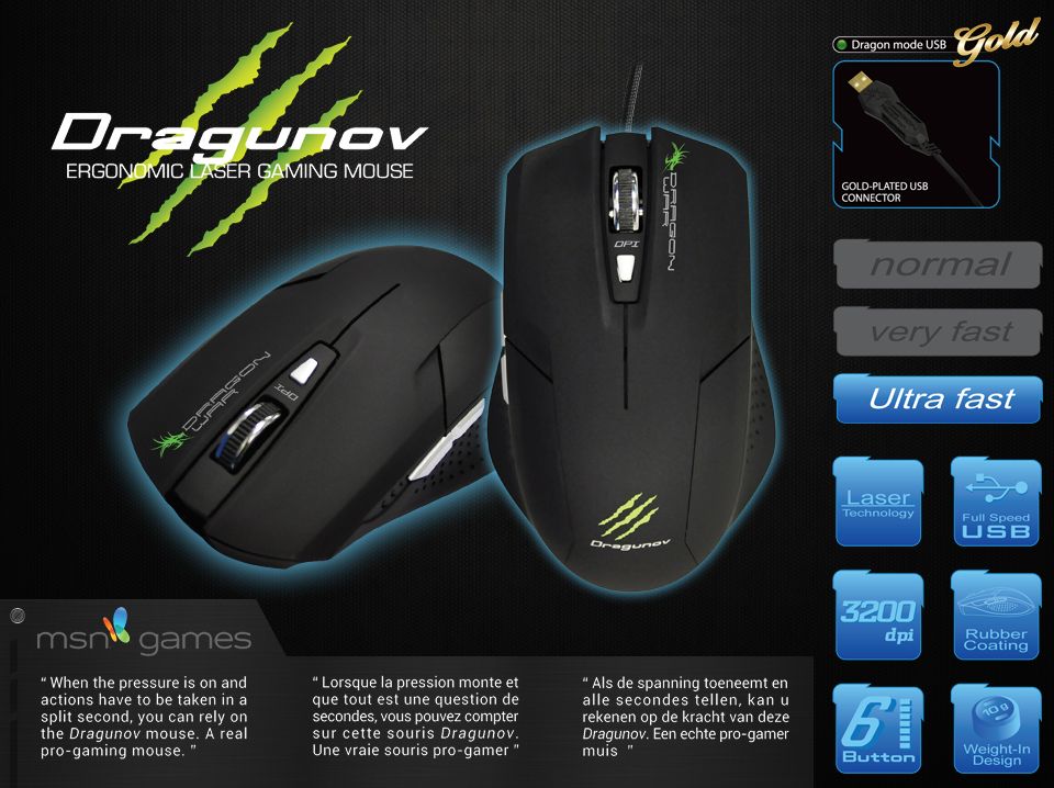 Dragon war Dragunov Professional Gaming Mouse