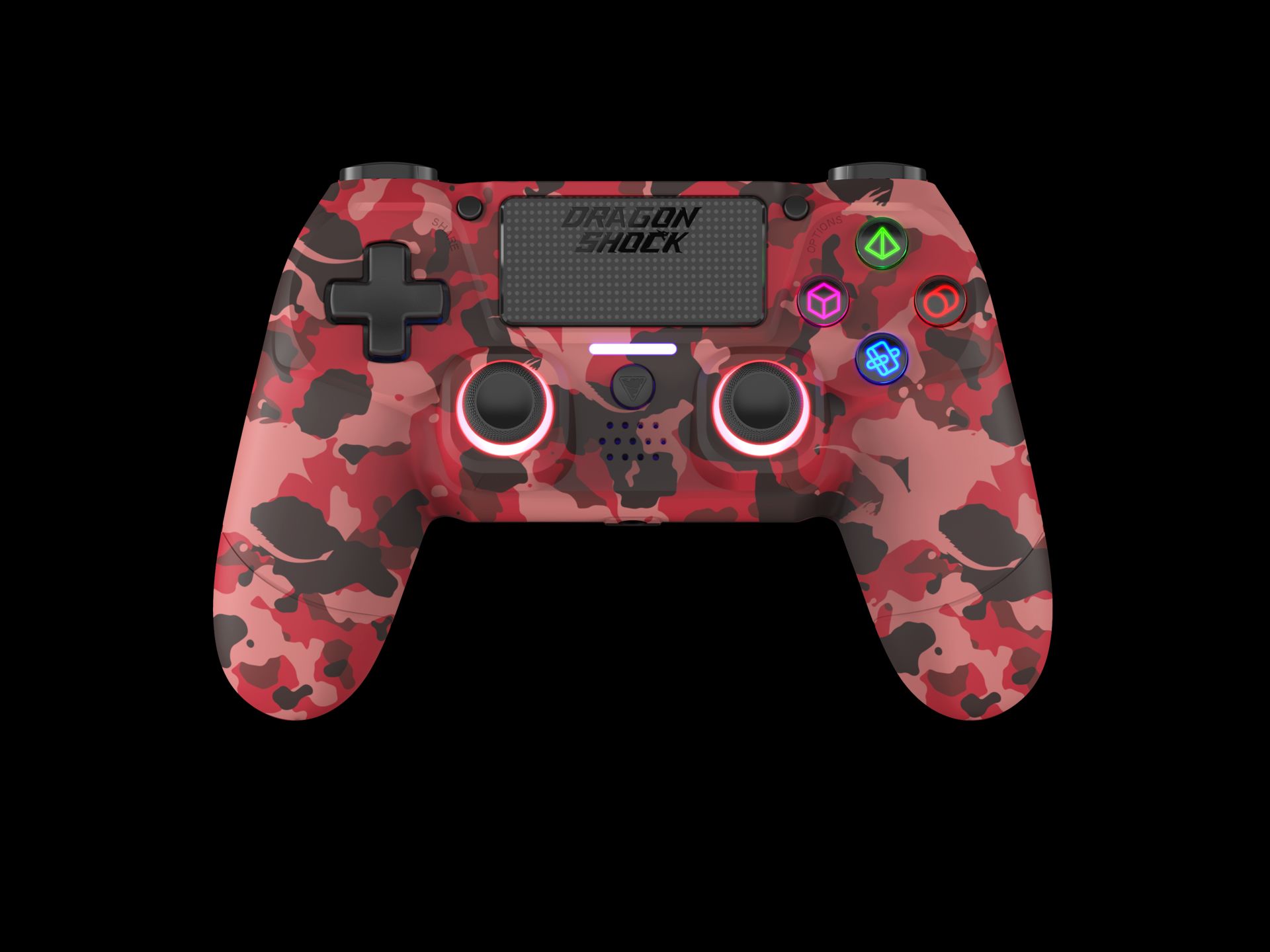 Manette sans fil Bluetooth MIZAR Gris Camouflage