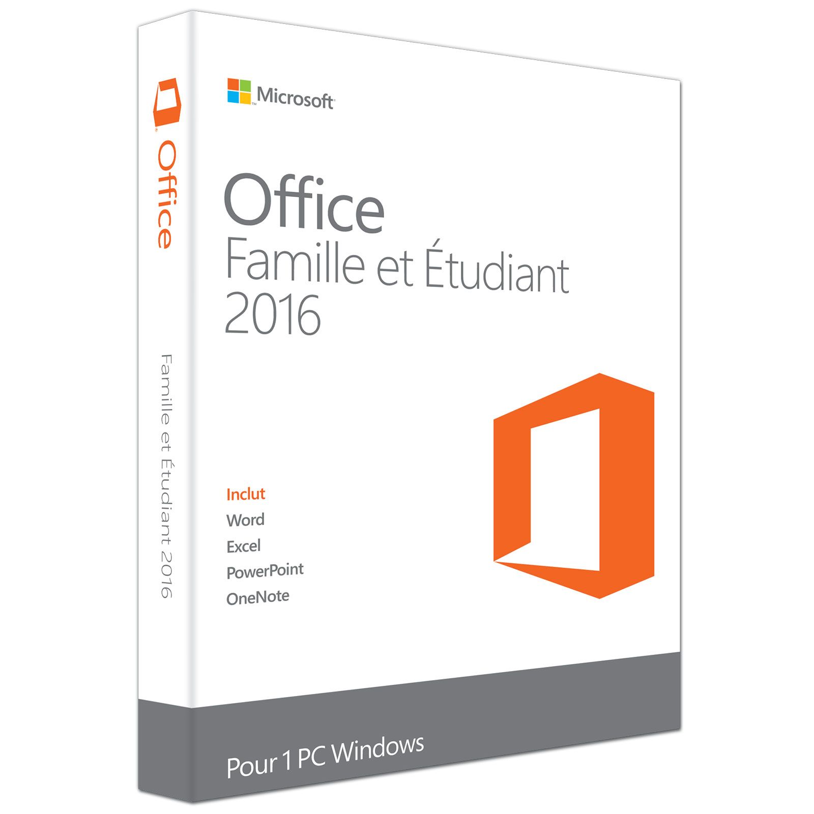 Microsoft Office Famille et Etudiant 2016 1 PC