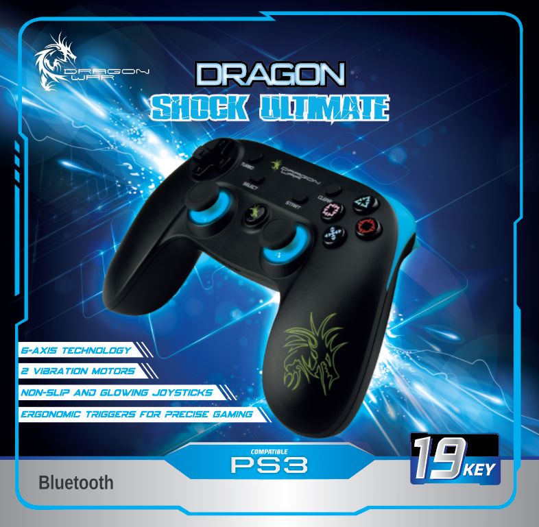 Dragon War Dragon Shock Ultimate Wireless Gamepad