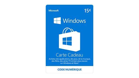 Windows Store Gift Card 15€ Digital Code