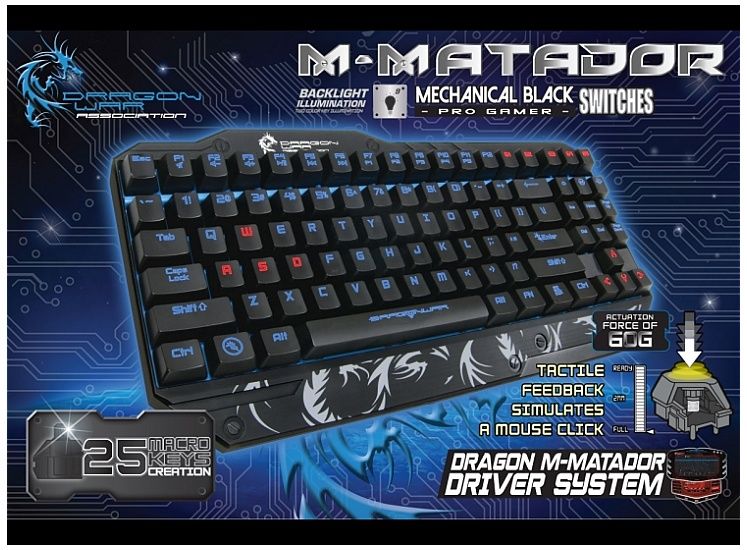 Dragon War M-Matador Keyboard