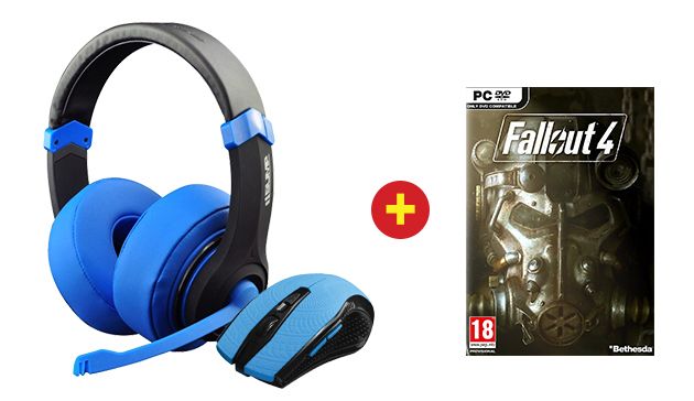 Dragonwar 2en1 Combo Set Bleu + Fallout 4