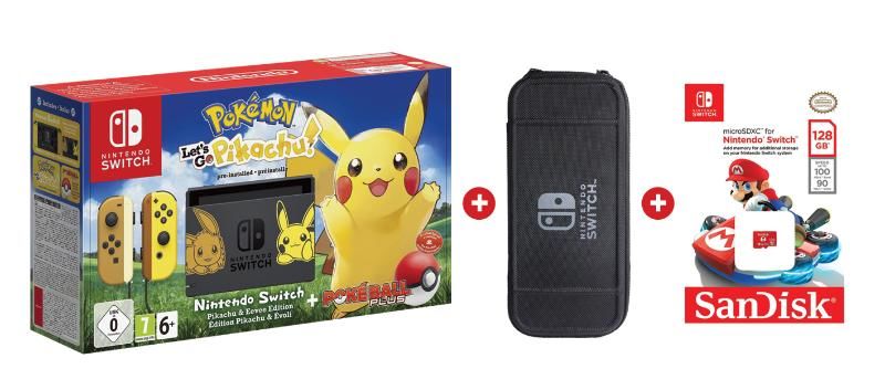 Nintendo Switch Pikachu & Eevee Limited Edition - Smartoys Bundl