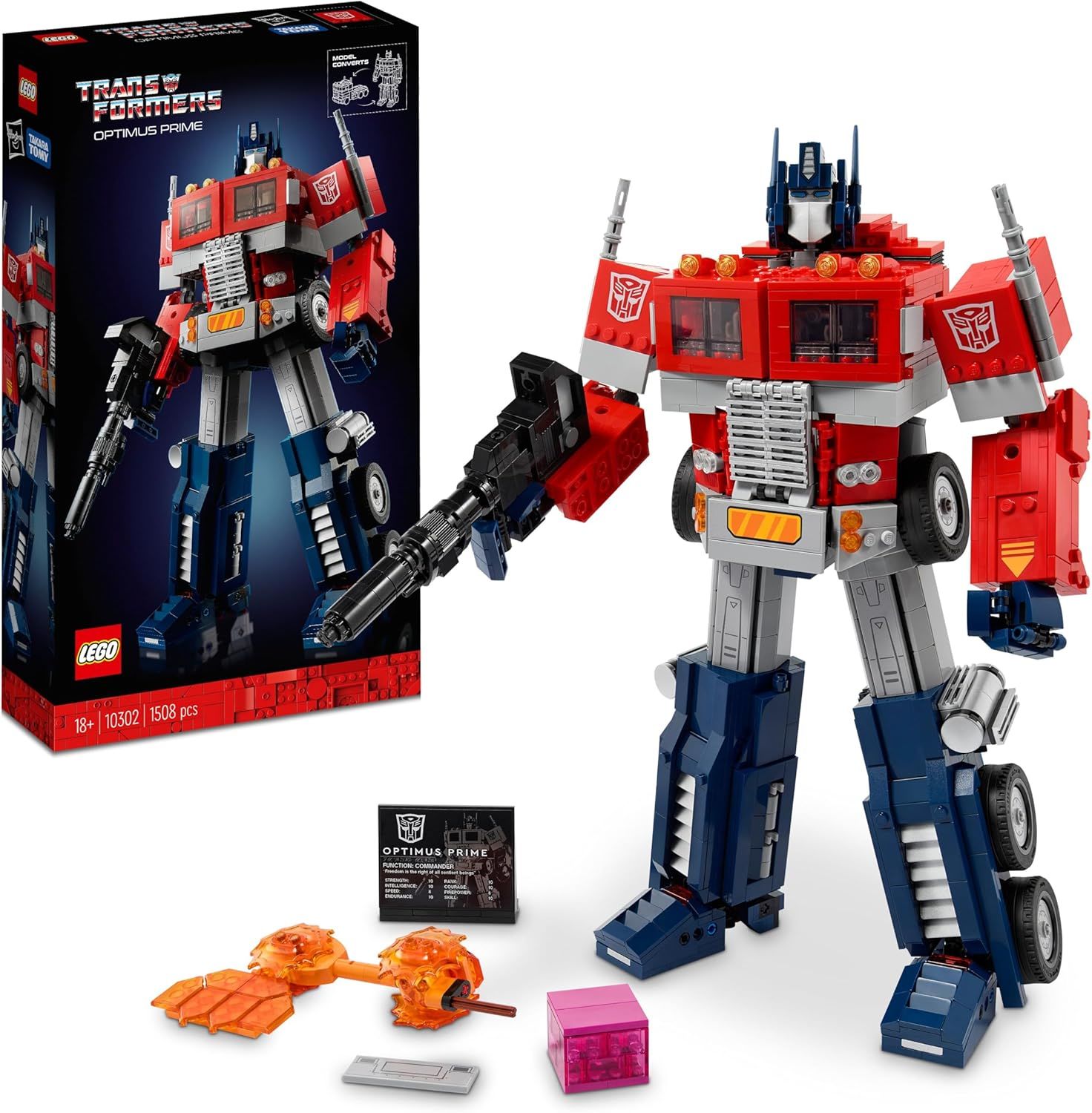 LEGO - Icons : Optimus Prime - Modèle 2-en-1 Kit