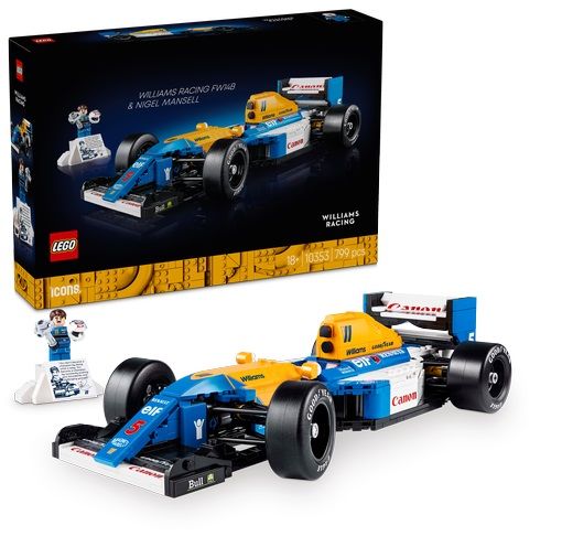 LEGO - Icons : Williams Racing FW14B & Nigel Mansell