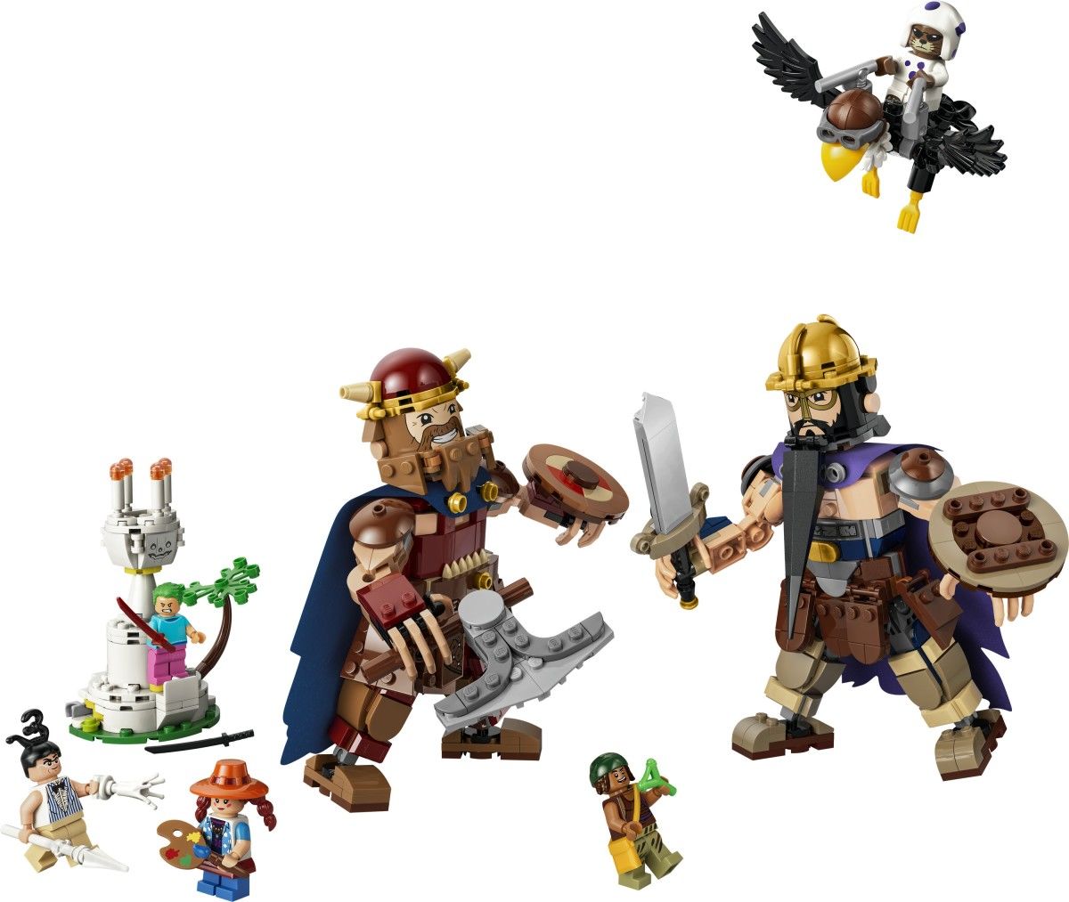 LEGO ONE PIECE Dorry vs. Brogy – Géants du Petit Jardin