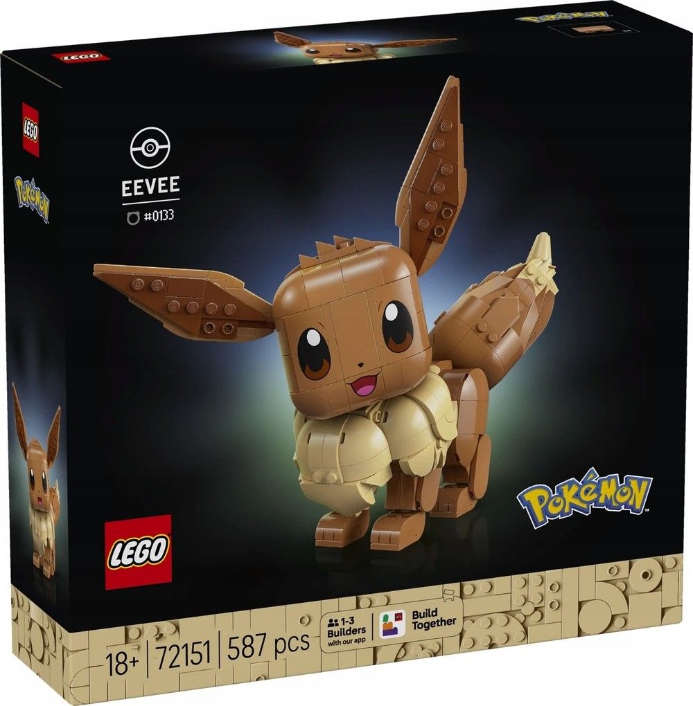 Lego : Pokémon - Evoli 587pcs