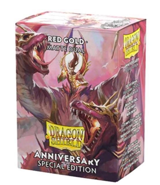 DRAGON SHIELD : DUAL MATTE - RED GOLD