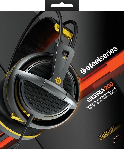 SteelSeries Siberia 200 Alchemy Gold Gaming Headset