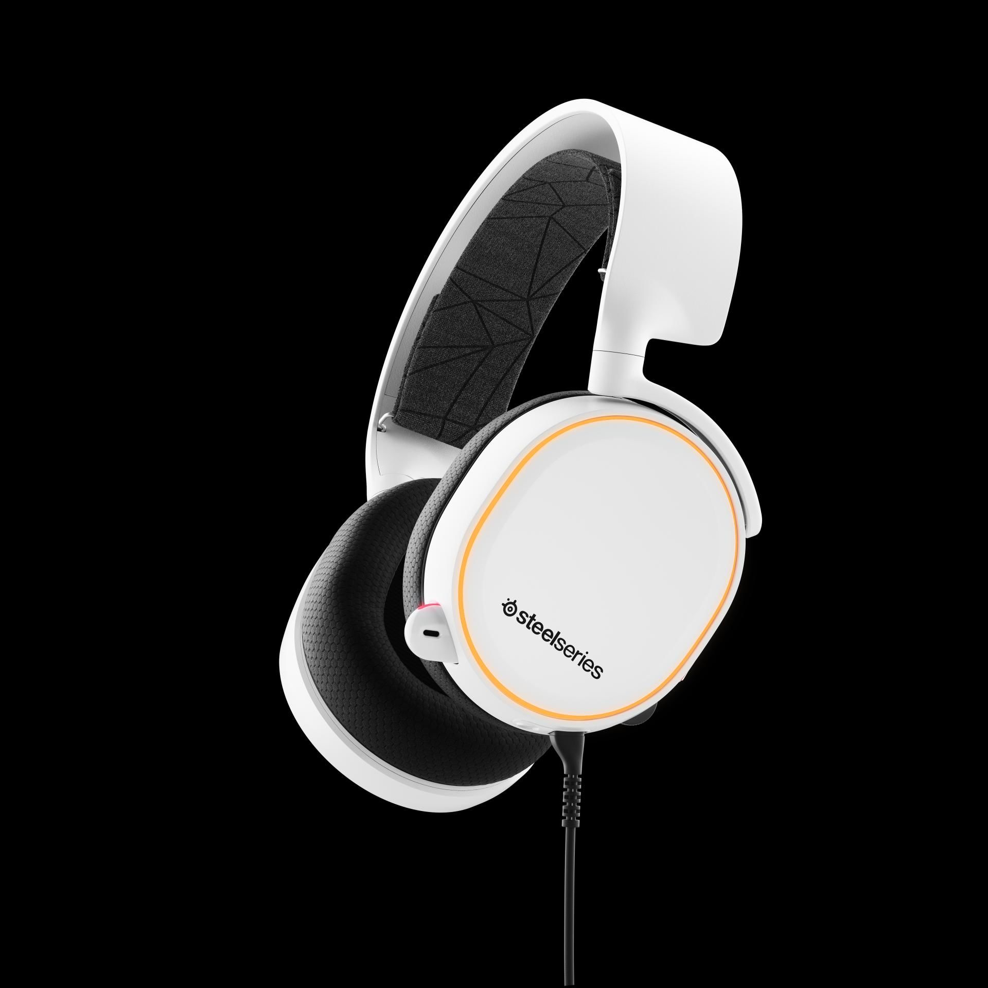 Steelseries Arctis 5 7.1 Surround RGB Gaming Headset White