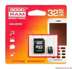 GOODRAM microSD 32 GB class 10 with adapter