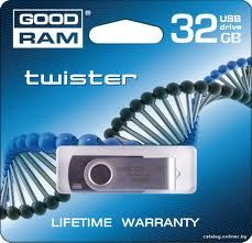 GOODRAM TWISTER BLACK USB 32GB