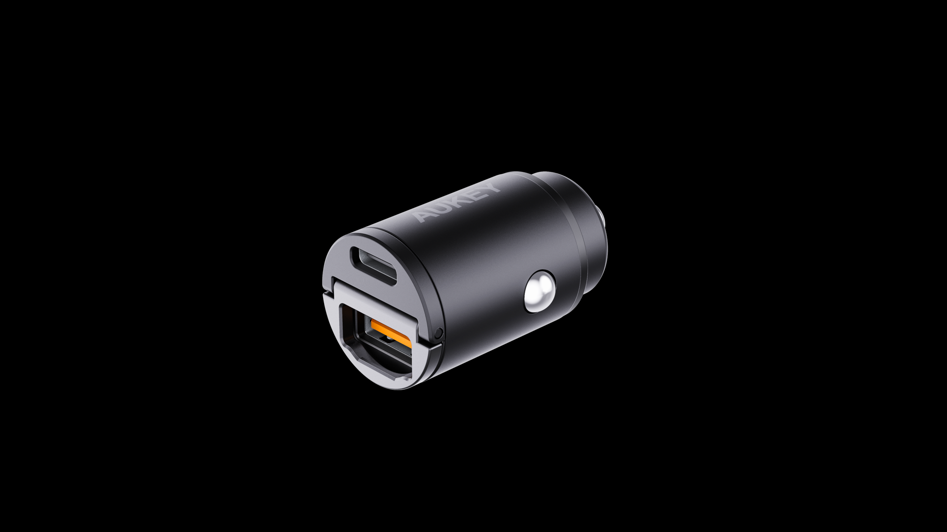 Aukey - Chargeur de voiture 30W à 2 ports CC-A3 Nano Series