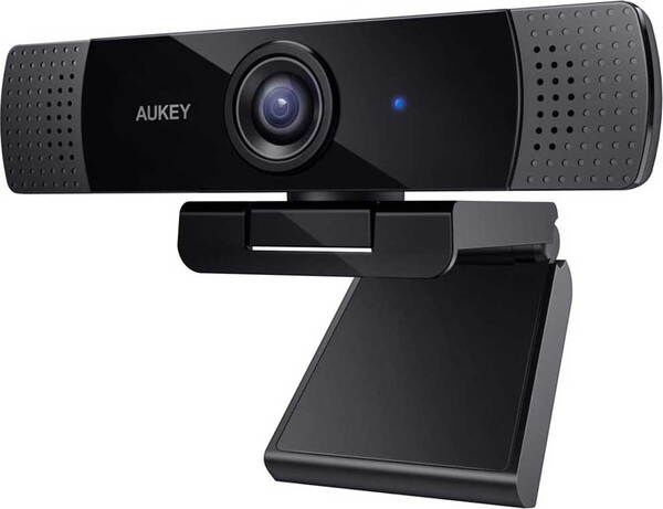 Aukey - Webcam 1080P  double micro PC-LM1E Stream Series