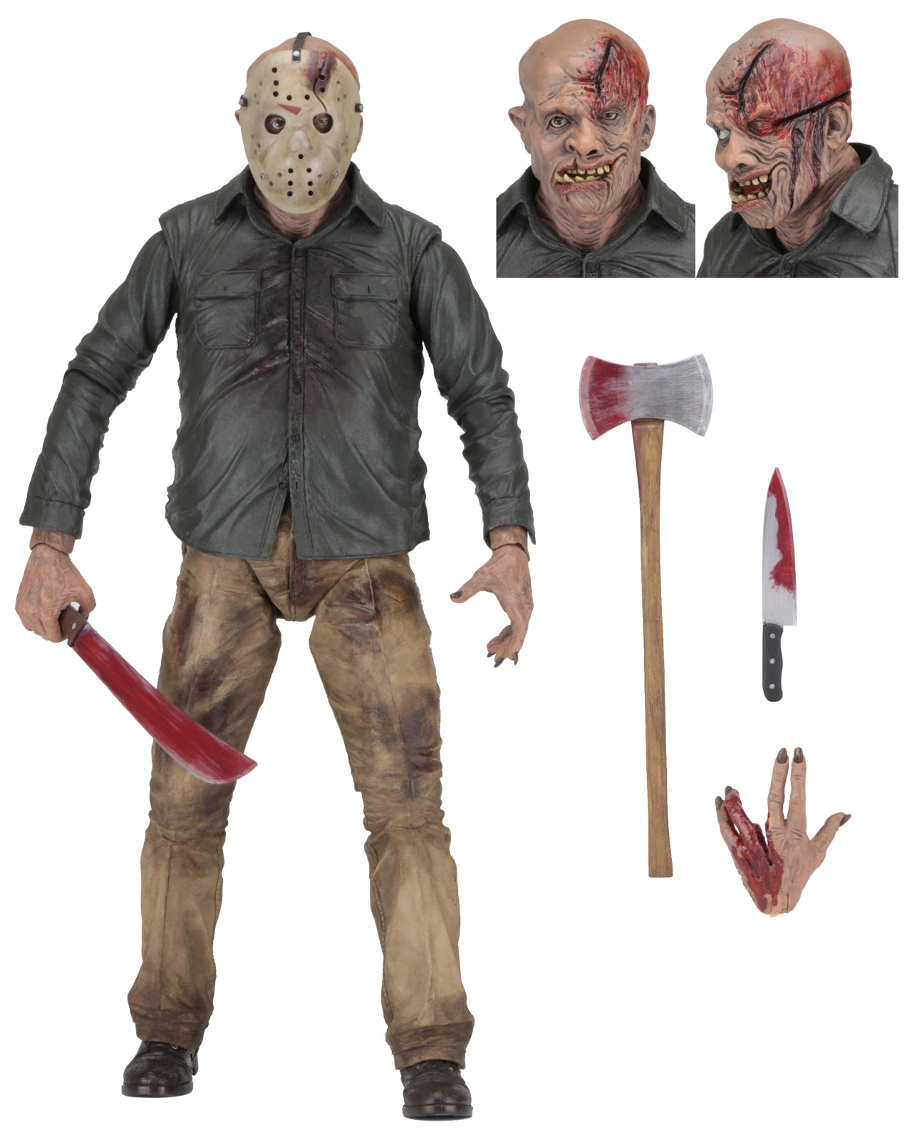 NECA Friday the 13th: The Final Chapter Jason Voorhees Figurine d\'Action 46 cm