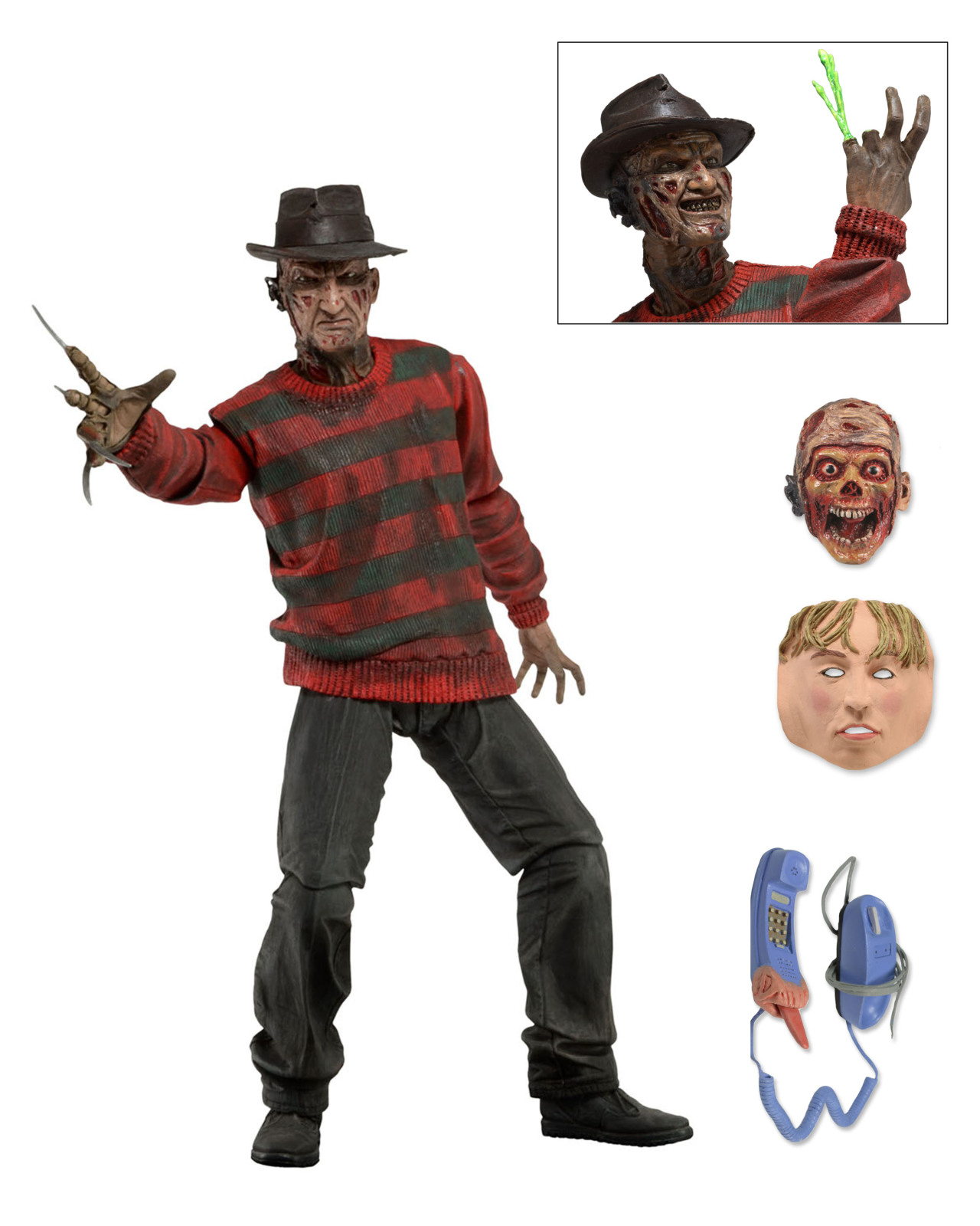 A Nightmare on Elm Street 30e Anniversaire Figurine Ultimate Freddy Krueger - 18 cm