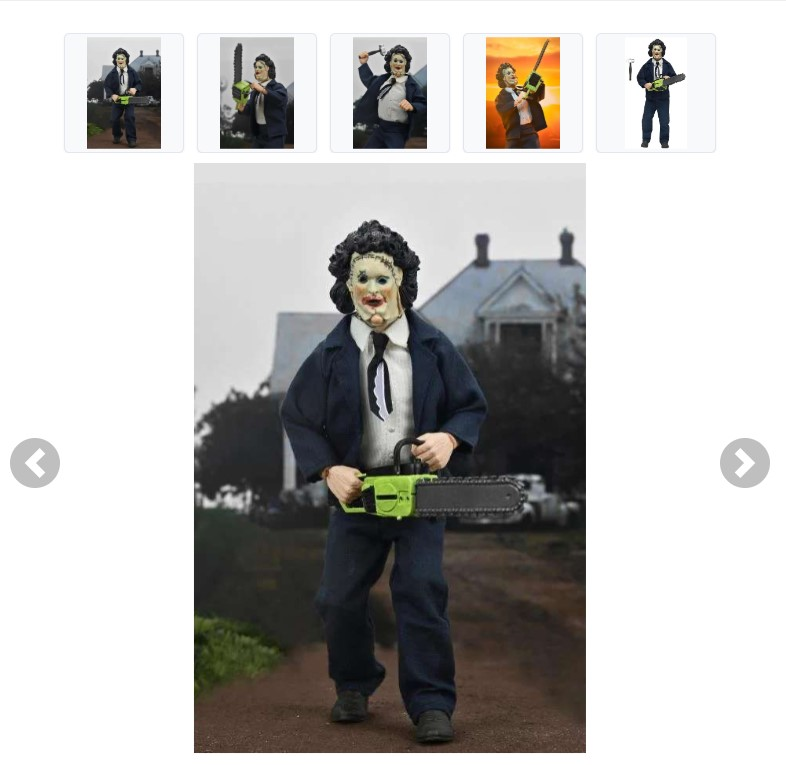 MASSACRE A LA TRONCONNEUSE -Leatherface \"Pretty Woman\" - Figurine 20cm