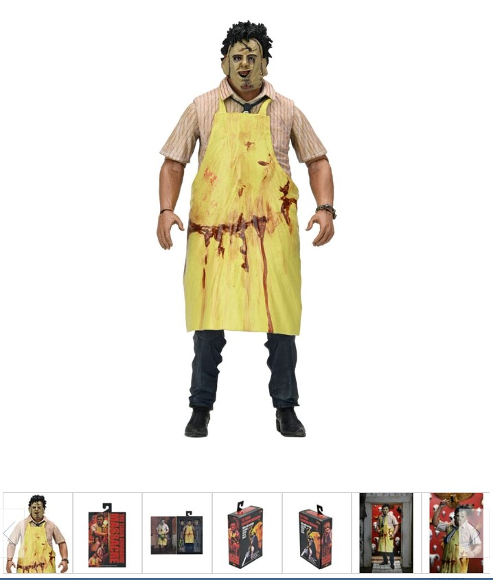Massacre à la tronçonneuse figurine Clothed Leatherface 50th Anniversary 20 cm