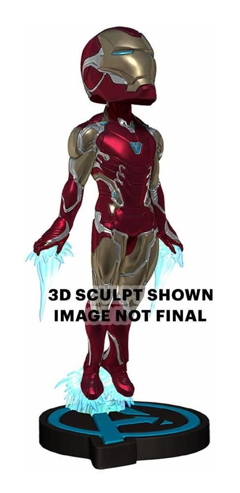 Marvel - Avengers Endgame Head Knocker Iron Man 20cm