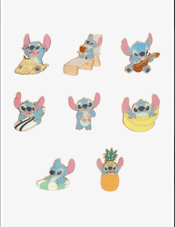 Funko Blind Box Enamel Pins: Disney Lilo and Stitch - Summer Sti
