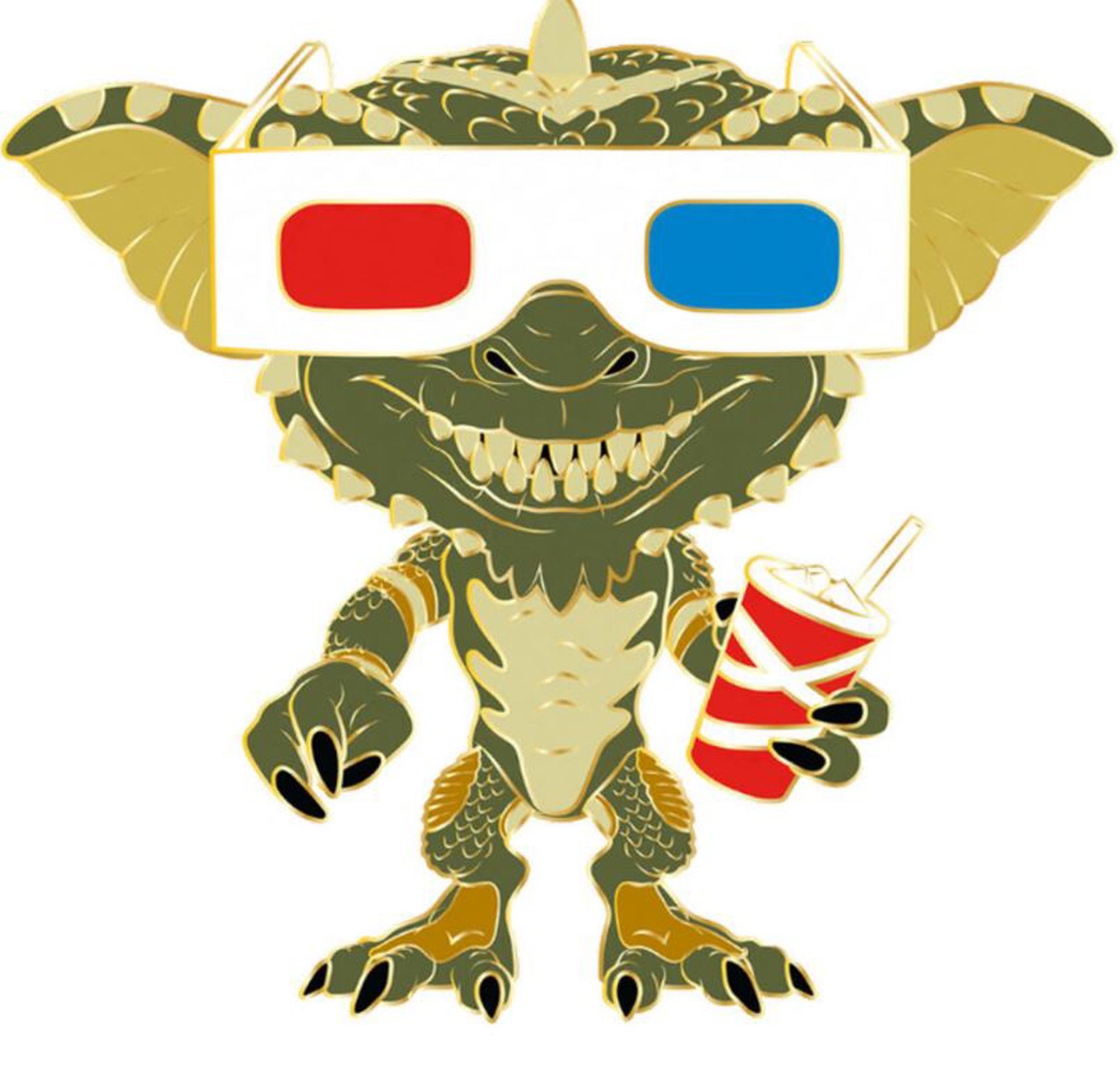 Loungefly: Funko Pop! Pins Horror: Gremlins - Stripe Large Ename