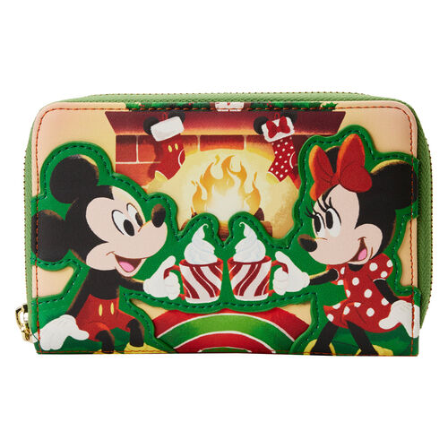 Loungefly: Disney Mickey & Minnie - Hot Cocoa Fireplace Zip Arou